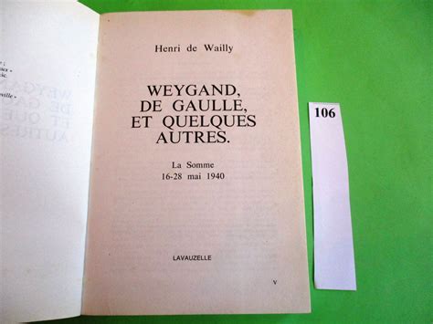 Weygand, de gaulle, et quelques autres. - Brigham financial solutions manual of 12 edition.