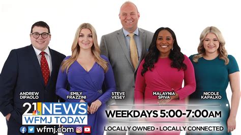 Wfmj live stream. WATCH WFMJ WEEKEND TODAY LIVE NOW: You can watch on wfmj.com, the 21 News app, and on all your streaming devices. 
