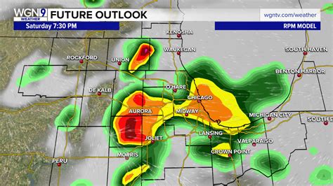 Live Radar: Track scattered rain, thundershowers across Chicago 