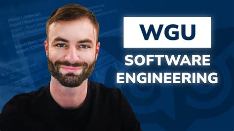 Wgu software engineer. Feb 4, 2022 ... All the classes that lead to my WGU Software Developer degree, but make it not in 8 mins lol Amazon Store: ... 