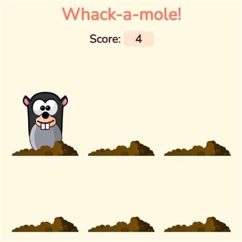 Whack A Mole Game Python Code