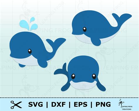 Whale Svg Files Etsy