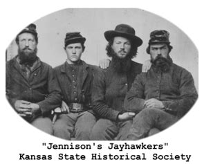 The origin of the term "Jayhawk" is tied to the tumultuous period of Kansas' territorial years, known as "Bleeding Kansas." The U.S. congress passed the Kansas-Nebraska Act in 1854, opening up the territory to Euro-American settlement, and providing for self determination as to whether the territory would join the Union as a free or slave state. 