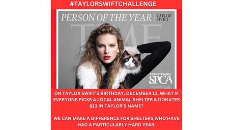 What's the 'Taylor Swift Challenge'? How to help your local shelter on her birthday