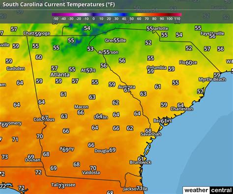 What%27s the temperature in columbia south carolina today. TODAY’S WEATHER FORECAST 9/6. 92 ... Severe weather to trim heat from Midwest to Northeast. ... World North America United States South Carolina Charleston. Weather Near Charleston: 
