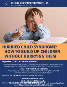 What’s INSIDE The hurried child syndrome! - helikx.com