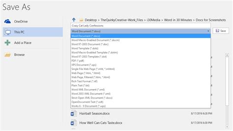 What’s the best Microsoft Word file format to save to?