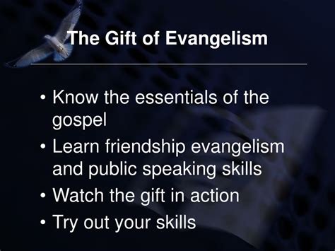 What Are The Gifts Of An Evangelis