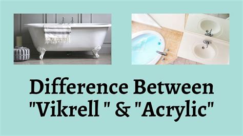 What Are the Main Differences Between Vikrell and Acrylic Showers?