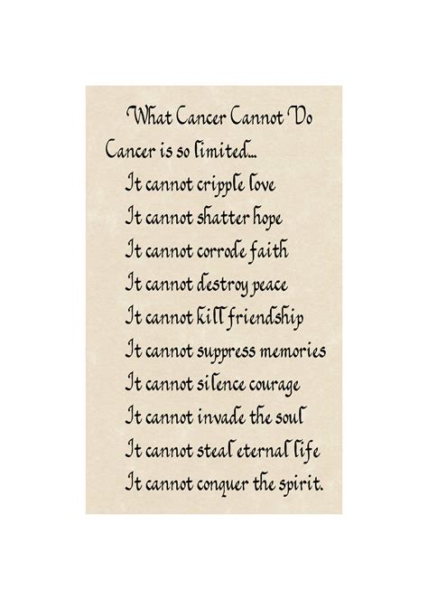 What Cancer Cannot Do Matted Print Etsy