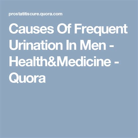 What Causes Urinary Urgency In Males - UrinaryHealthTalk.com