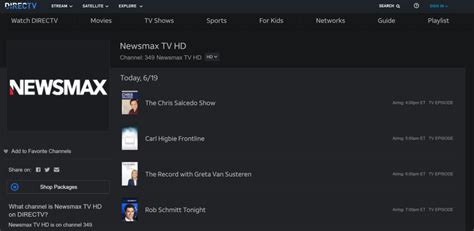 What Channel Is Newsmax On Directv – DeKookGuide