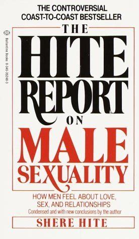 What Do Men Want? THE HITE REPORT ON MALE SEXUALITY. By …