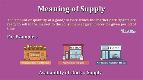 What Do Supplies Mean