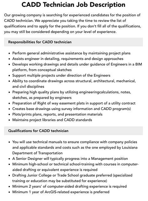 What Does A Cadd Technician Do: Job Description, Duties and