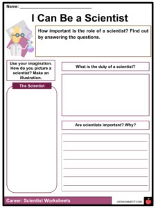 What Does A Scientist Do Worksheet Example And Isaac Sheet