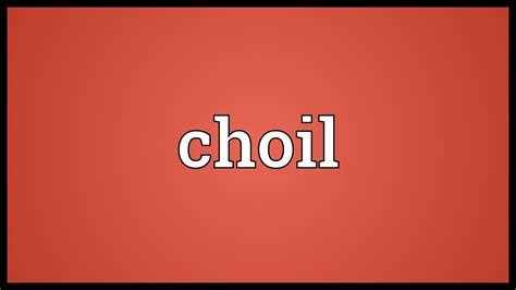 What Does Choil Stand For? Choil Meaning Of Name