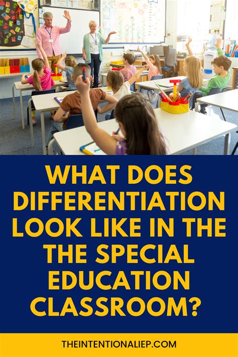 What Does Differentiation Look Like in the Special Education Classroom