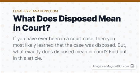 What Does Not Disposed Mean In A Divorce Case