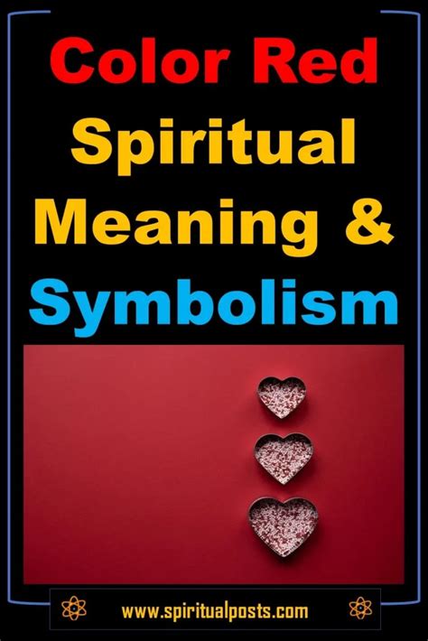What Does The Color Red Mean Spiritually Dream Symbols Guide