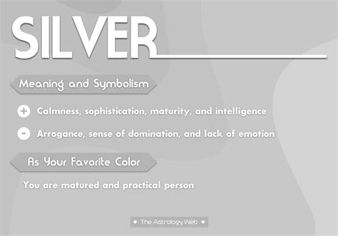 What Does The Color Silver Mean