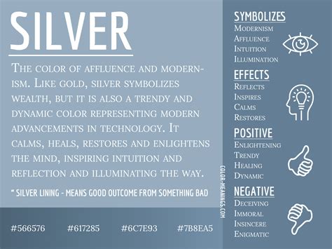 What Does The Color Silver Symbolize