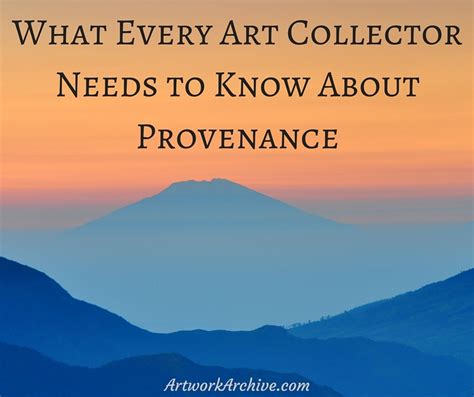 What Every Art Collector Needs to Know About Provenance