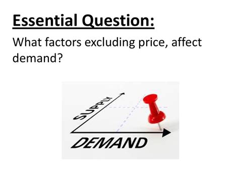 What Factors Excluding Price Affect Demand