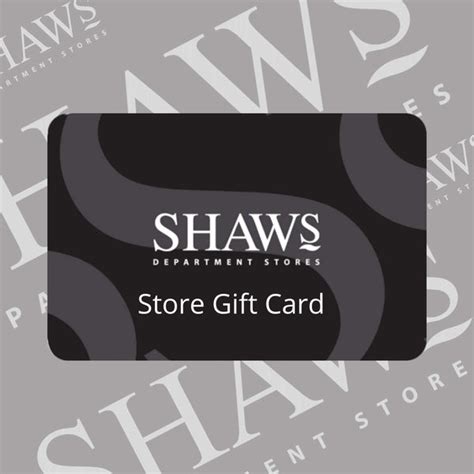 What Gift Cards Does Shaws Se