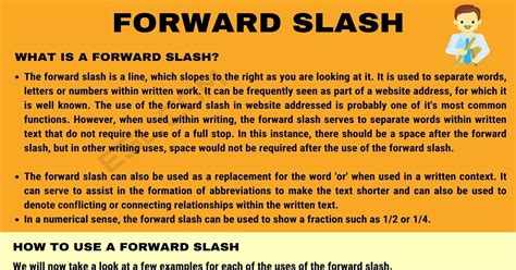 What Is A Forward Slash