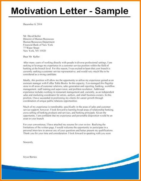 What Is A Motivation Letter