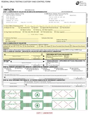 What Is A Non Dot Chain Of Custody Form