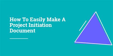 What Is A Project Initiation Document Why How To Make It