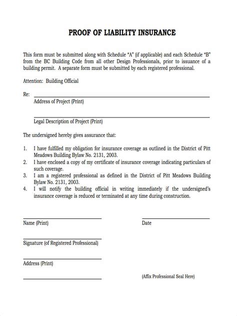 What Is A Recertification Of Liability Insurance Form
