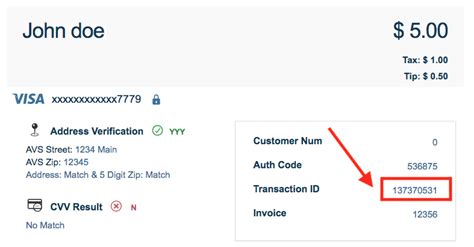 What Is A Transaction Id Home