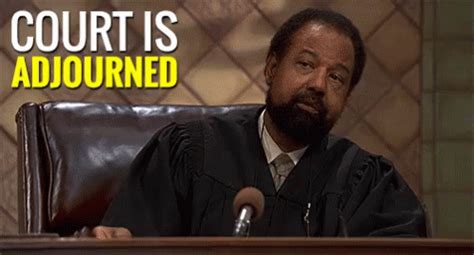 What Is Adjourned In Court