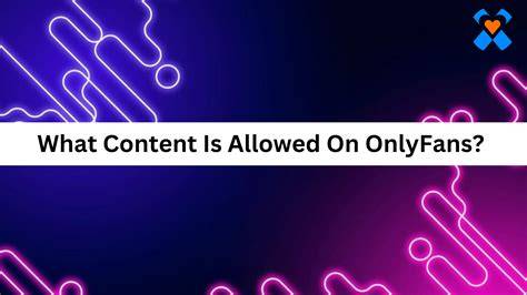 What Is Allowed On Onlyfans Onlyfans