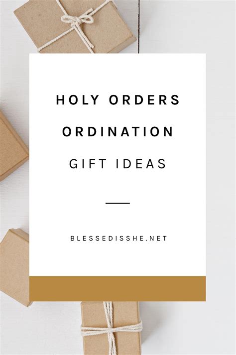 What Is An Appropriate Gift For An Ordination