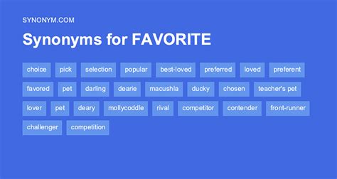 What Is Another Word For Favorite