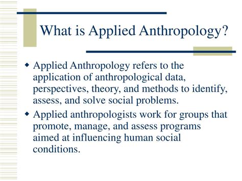 What Is Applied Anthropology? - UniqueWritersBay