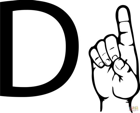 What Is D In Sign Language