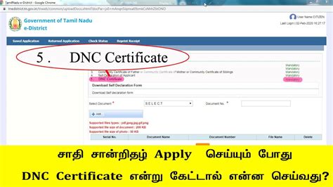 What Is Dnc Certificate