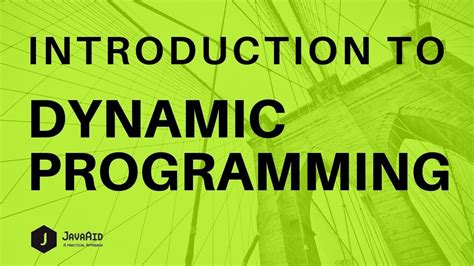 What Is Dynamic Programming and How To Use It - YouTube