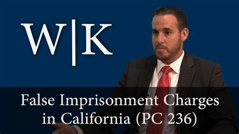 What Is False Imprisonment (PC 236)? Defenses?