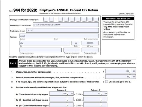 What Is Form 944 What Is Federal Form 944 For Employers How To