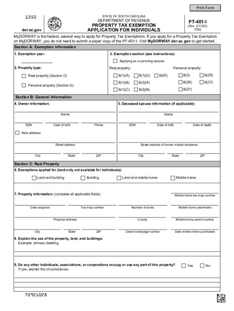 What Is Homestead Exemption Sc Fill Out and Sign Printable PDF