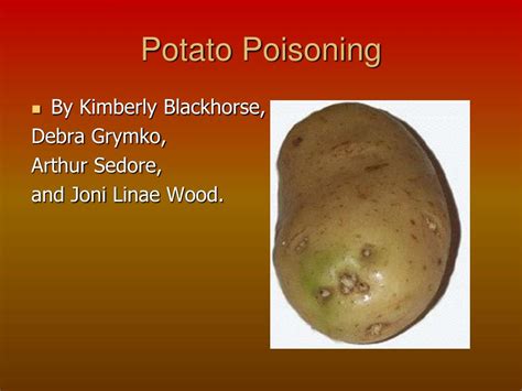 What Is Potato Poisoning? - Sweetish Hill