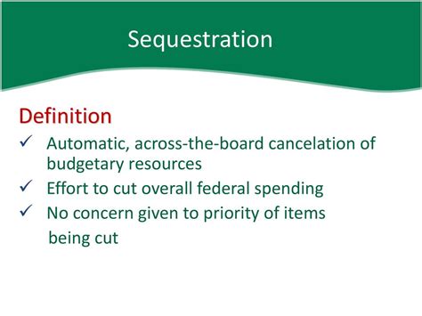 What Is Sequestration Definition amp How It Cuts the National Debt