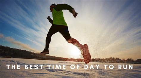 What Is the Best Time of Day to Run 