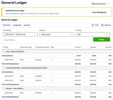 What Is the General Ledger Report? – FreshBooks